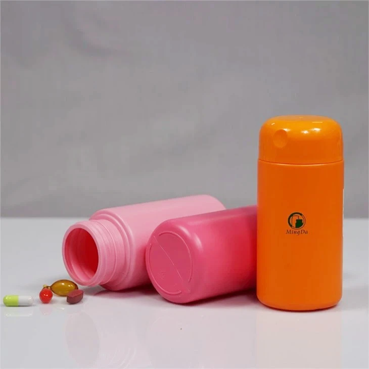 Medicine HDPE Cylindrical Bottle